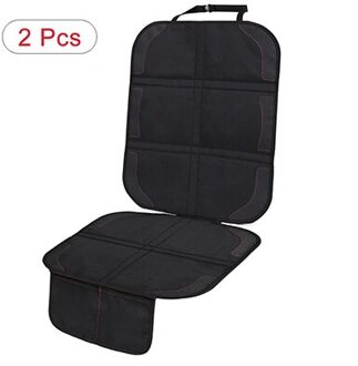 126*48Cm Oxford Katoen Luxe Lederen Autostoel Protector Auto Baby Kinderen Dragen Kick Pad Beschermende Matten Pads voor Zetels Bescherming 2 stk seat pad