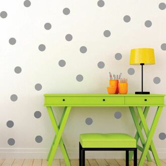 126 Polka Dot Muurstickers Goud Muurtattoo Meisje Nursery Decor Muursticker Au Grijs