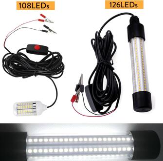126Leds 12V Led Onderwater Licht Lamp Waterdicht IP65 Voor Dompelpompen Night Vissersboot Outdoor Verlichting Wit Groen Blauw licht Cold wit