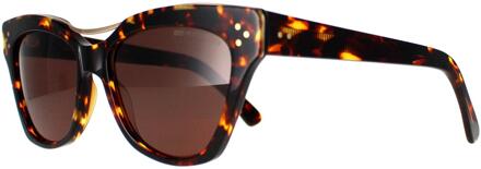 1283 002 goud schildpad bruin zonnebril - One Size