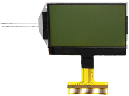 12864B dot matrix LCD display 0.8mm Welded type display with backlight size 57×39mm 128 * 64 LCD screen