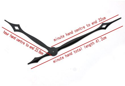 12888SMO Hoge Koppel "I" As Beweging Handen 2 # (Gewoon handen) Klok Accessoire DIY Klok Kits