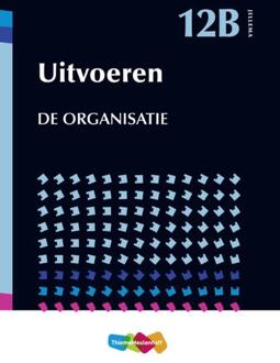 12B Uitvoeren / De organisatie - Boek Jellema (9006951773)