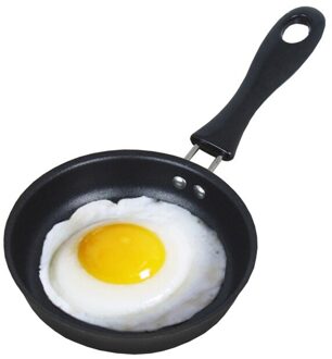 12Cm Kleine Anti-aanbak Koekenpan Voor Huishoudelijke Gebakken Ei Pannenkoeken Ronde Mini Steelpan Wxv