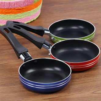12Cm Mini Koken Pan Non-stick Koekenpan Draagbare Ontbijt Pan Met Handvat Geschikt Voor Frituren Eieren En maken Ontbijt Tool