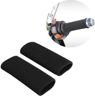 12Cm Motorfiets Handvat Cover Grip Slip Op Schuim Motorbike Anti Trillingen Comfort Stuur Grip Cover Voor 3.17-3.68 cm Diameter