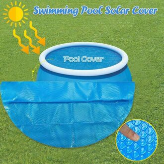 12ft Dia Ronde Solar Zwembad Cover Met Hart Patroon Voor Opblaasbaar Zwembad Mat Cover Outdoor Bubble Deken