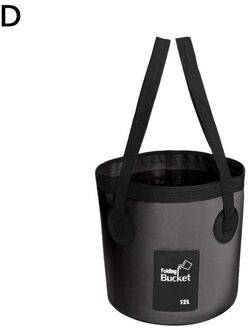 12L/20L Vissen Emmer Opvouwbare Emmer Zak Outdoor Handig Reizen Outdoor Water Opbergtas Vissen Opbergtas Draagtas D12