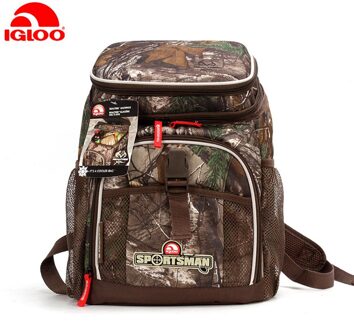 12L Picknick Rugzak Amerikaanse Outdoor Adventure Dikke 5Mm Waterdichte Isolatie Vers Houden Gekoelde Tas Camping Apparatuur oerwoud camouflage
