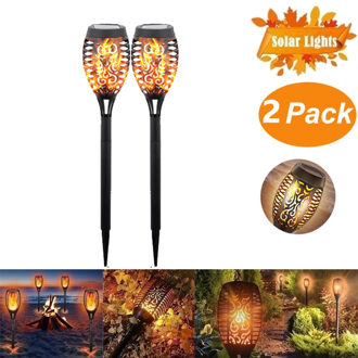 12LED Solar Tuin Licht Flikkerende Led Landschap Licht IP65 Waterdicht Gazon Lamp Path Verlichting Solar Outdoor Licht oranje