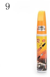 12ml Auto Kleuren Fix Jas Verf Touch Up Clear Pen Scratch Repair Remover Gereedschap carros Exterieur Automobiel Accessoires Geel