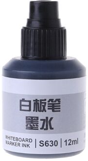 12Ml Refill Inkt Voor Bijvullen Inkt Whiteboard Marker Pen Zwart Rood Blauw 3 Kleuren