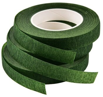 12Mm Bloemen Stem Tape Corsages Knoopsgat Kunstmatige Bloem Meeldraden Wrap Bloemist Groen Tapes Nylon Bloem Levert
