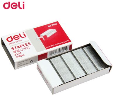 12mm hight nietjes crwon nagels voor deli Officel Metalen Normen Nietjes 23/10 Size Zilver 500 stuks EEN doos Normale Nietje