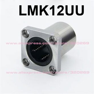 12Mm LMK12UU Flens Lineaire Beweging Bearing Bush Voor 3D Printer