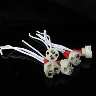 12Pcs 220V MR16 Halogeen Lamp Lijn Socket Keramische Wire Connector Base Socket Adapter zoals getoond 1