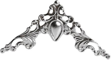 12Pcs Albums 'S Mappen Notebook Hoekbeschermers Metalen Boek Scrapbooking Hoekbeschermers Woondecoratie Accessoires wit