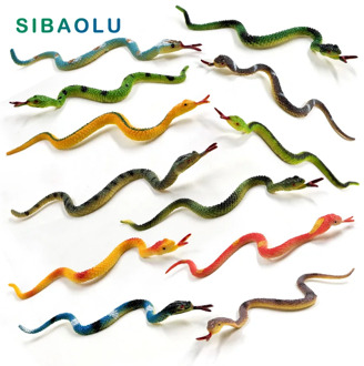 12pcs Artificial mini snake figurine Reptile Animal model home decor miniature fairy garden decoration accessories modern statue