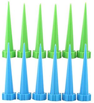 12Pcs Automatische Drip Irrigatie Tool Spikes Automatische Bloem Plant Tuin Watering Kit Verstelbare Water Self-Watering Apparaat