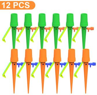 12Pcs Automatische Irrigatie Watering Apparaat Voor Planten Bloem Indoor Huishoudelijke Auto Drip Irrigatie Watering Systeem Waterer