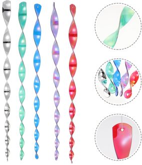 12Pcs Bird Repellent Staven Reflecterende Schrikken Staven Opknoping Vogel Afstotend zoals getoond