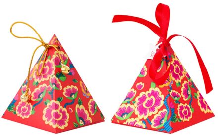 12Pcs Chic Nieuwjaar Bonbondoos Interessante Chocolade Gevallen Koekjes Cookies Presenteert Dozen Voor Thuis Party Festival zoals getoond