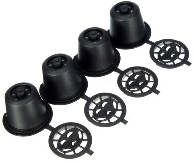 12Pcs Hervulbare Herbruikbare Koffie Capsules Pods Voor Nespresso Lepel Keuken Eetkamer Bar Koffie Filters Herbruikbare Tool