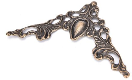 12Pcs Iron Metalen Boek Hoek Scrapbooking Diy Foto Albums 'S Mappen Bloem Gedrukt Protectors Decor Supplies 3