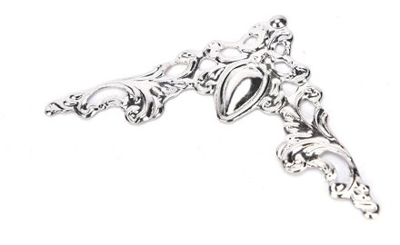 12Pcs Iron Metalen Boek Hoek Scrapbooking Diy Foto Albums 'S Mappen Bloem Gedrukt Protectors Decor Supplies