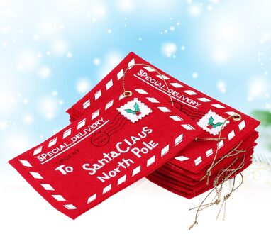 12Pcs Kerst Enveloppen Afdrukken Enveloppen Tas Tote Pouch Pouch Voor Showcase