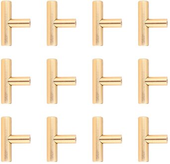 12Pcs Legering Handvat Kast Kast Kledingkast Deurknoppen Lade Handvat Voor Thuis Slaapkamer Golden