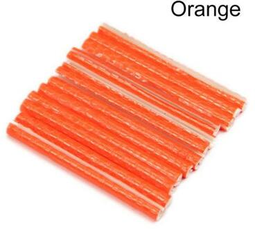 12Pcs Mountainbiken Velg Spoke Mount Tube Waarschuwing Strip Reflector Oranje