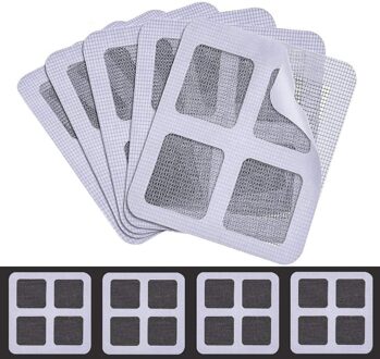 12Pcs Raam En Deur Scherm Reparatie Patch Lijm Reparatie Kit Thuis Textiel Hor Reparatie Tape Заплатка На Москитную Сетку