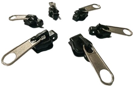 12Pcs Rits Reparatie Kit Universal Instant Zipper Reparatie Vervanging Rits Sliding Tanden Rescue Rits Voor 3 Verschillende Grootte C 12stk