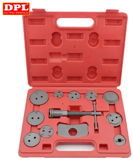 12pcs/Set Universal Car Disc Brake Caliper Rewind Back Brake Piston Compressor Tool Kit Set For Automobiles Garage Repair Tools