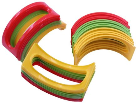 12Pcs Taco Rack Duurzaam Mexicaanse Pannenkoek Rack Lade Taco Houder Voor Home Restaurant Keuken (Rood + Geel + groen)