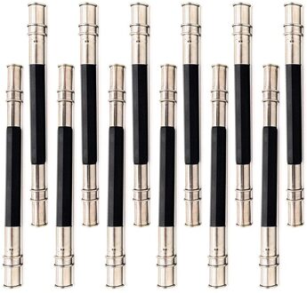 12Pcs Verstelbare Dual Head Potlood Extender Houder Potlood Verlenger Lengte Extender Houder Voor School Kantoorbenodigdheden