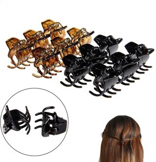 12Pcs Vrouwen Haar Claws Styling Plastic Mini Clip Claw Clamp