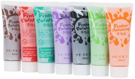12Pcs Wasbare Graffiti Vinger Schilderen Verven Voor Jongens Meisjes Kids School Supply