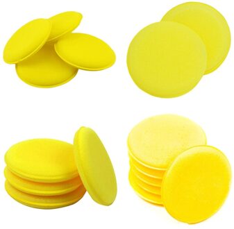 12Pcs Wassende Poolse Wax Foam Sponge Applicator Pad Schoonmaken Auto Hoge Dichtheid Dikke Polijsten Spons Auto Waxen Spons
