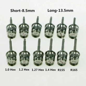 12Pis/Kit Hand Use Implant Screwdriver Kit Abutment Hex Screw Drivers Round Head Ratchet Dental LS Straumann ITI NOB ANK OOS DIO