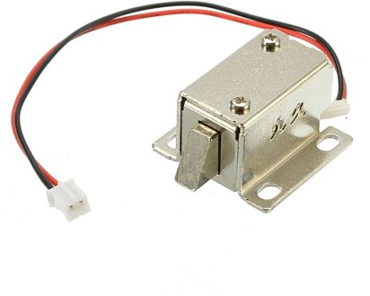 12V 0.4A Elektronische Lock Catch Deur Poort Release Vergadering Solenoid Toegangscontrole Metalen Veiligheid Magnetische Lock Beveiliging