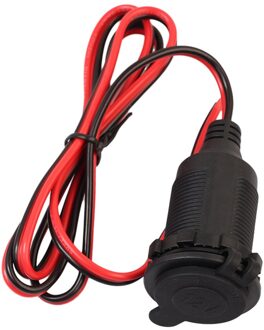 12V 10A Max 120W Car Sigarettenaansteker Kabel Vrouwelijke Socket Plug Connector Adapter Auto Vervangende Onderdelen 0.15m