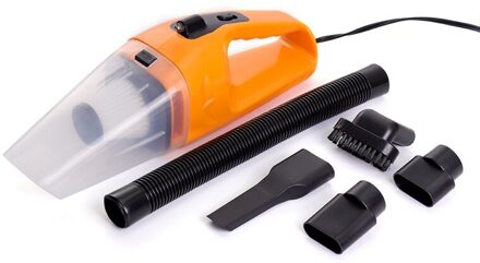 12V 120W Draagbare Handheld Vacuüm Zwarte Auto Stofzuiger Dc Cleaner Nat Droog Dual Gebruik Auto Vacuüm Hoge krachtige Auto Vacuüm oranje