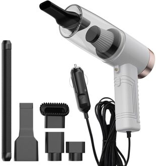 12V 120W Handheld Stofzuiger Nat Droog Draagbare Mini Stofzuiger Met Aromatherapie En Led Licht Voor Thuis/Auto Blauw