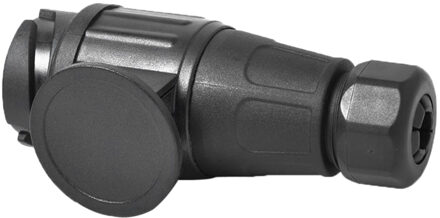 12V 13-Pin Trailer Plug Adapter 13-Pole Trailer Elektrische Connector Zwart