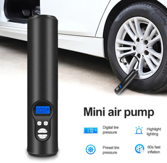 12V 150PSI Portable Universal Car Air Compressor Mini Inflatable Electric Pump Rechargeable Pump With LED Emergency Light
