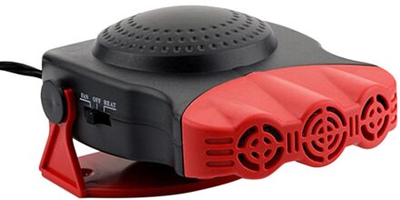 12V 150Wportable Auto Heater Verwarming Ontdooier Elektrische Fan Heater Verwarming Voorruitontwaseming Voorruitverluchting 12V/24V Rood