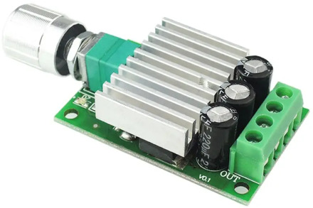 12V 24V 10A PWM DC Motor Speed Controller Adjustable Speed Regulator Dimmer Control Switch for Fan Motors LED Light