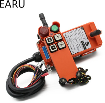 12V 24V 110V 220V 380V Channel Industrial Wireless Radio Remote Controller Switch Crane Hoist 1 Receiver+ 1 Transmitter F21-4S